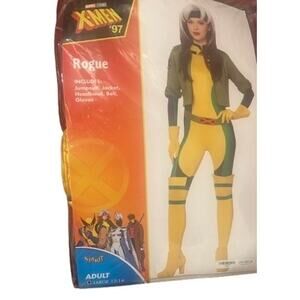 Adult Rogue Costume Cosplay - X-Men - LARGE 14-16